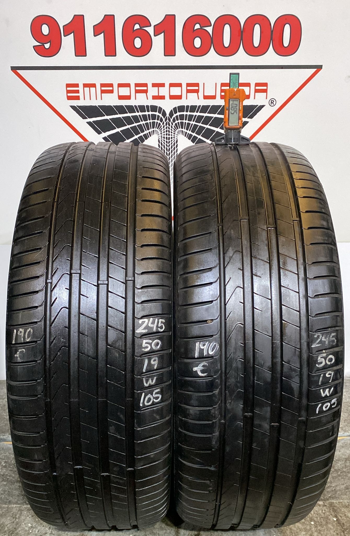 PIRELLI CINTURATO P7 USADO  245/50 R19 105 W